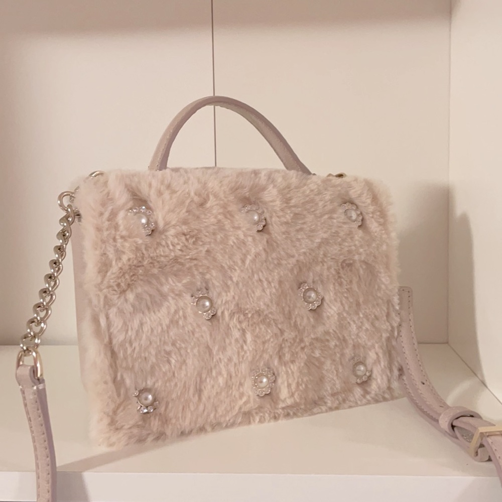 Furry Kate Spade Purse